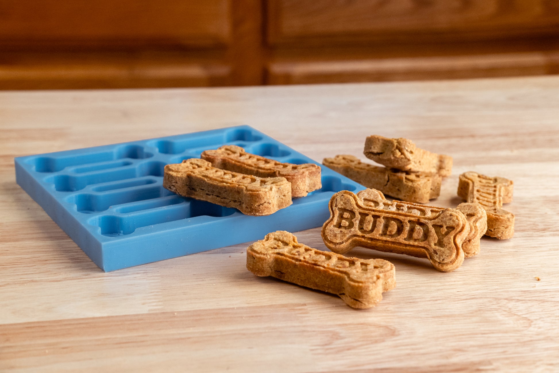 Custom Dog Treat Mold Personalized Dog Biscuit Silicone Mold With Your Dog's  Name Dog Lover's Gift 